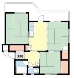 クレスト・坂田山【3階】の間取り