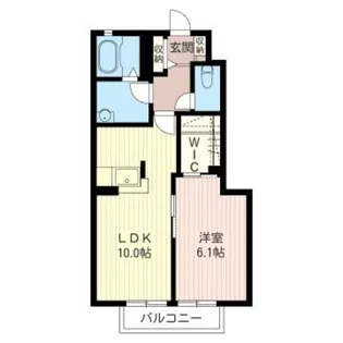 アステールA【1階】の間取り