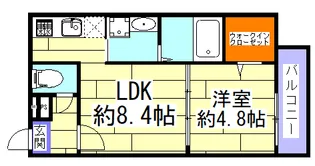 フジパレス新大阪サウス【3階】の間取り