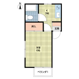 プルミエ新田【1階】の間取り