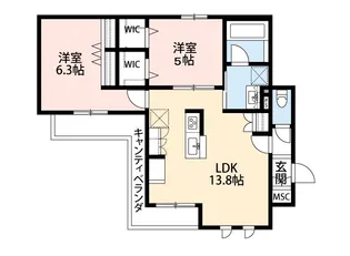 Jolie Maison West【3階】の間取り