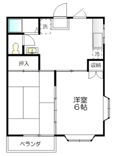 K・フラット【2階】の間取り
