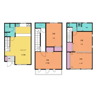 ヴィクトリアマンション千代田橋【3階】の間取り