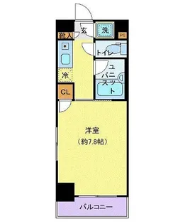 ヴェルステージ関内【8階】の間取り