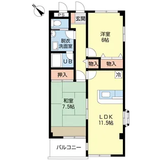 メゾン・アベニール【3階】の間取り