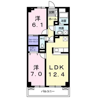 千葉県流山市木1【マンション】の間取り