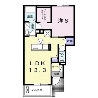 福島県福島市南矢野目字小泉【アパート】の間取り
