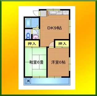 グリーンハイツ中町【2階】の間取り
