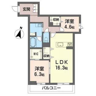 スターヴィレッジ【1階】の間取り