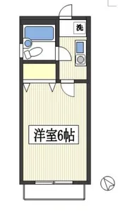 コーポ福泉【1階】の間取り