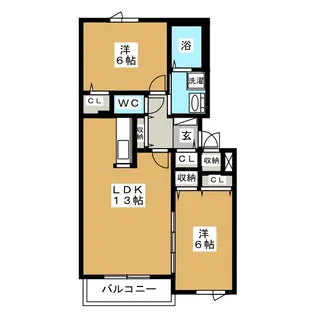 シンフォニア【2階】の間取り