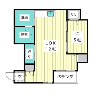 HONNMACHI BOX24【3階】の間取り
