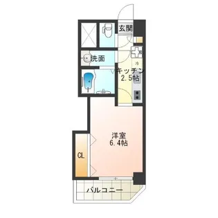 ラグゼ住之江【7階】の間取り