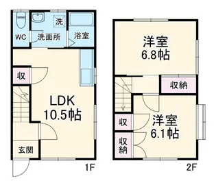 静岡県浜松市中央区参野町【一戸建】の間取り