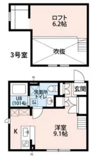 プリマラウレアIII【2階】の間取り