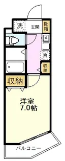 東京都国立市谷保【アパート】の間取り