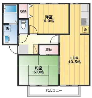 グランドハイツ【1階】の間取り