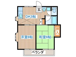 レジデンス柴田【2階】の間取り