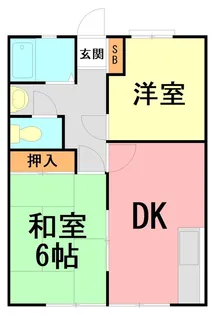 サンハイツNO 2【2階】の間取り