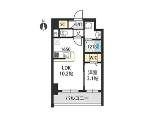 ベルンガーデン林寺【7階】の間取り