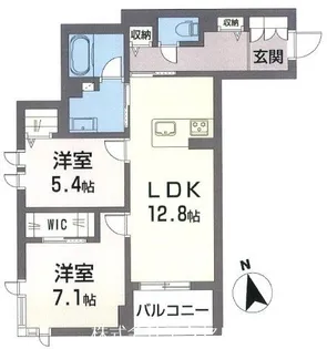 東京都八王子市明神町3【マンション】の間取り
