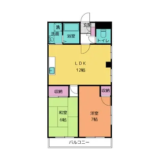 ベルメゾン’93【2階】の間取り