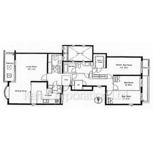 世田谷野毛レジデンス【3階】の間取り