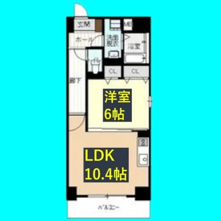 コンフィアンサ【4階】の間取り