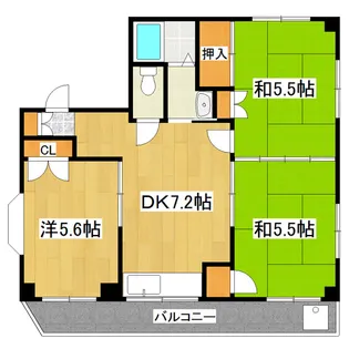 パークハイム【3階】の間取り