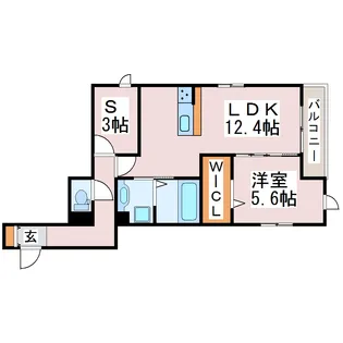 D-room白萩町【2階】の間取り