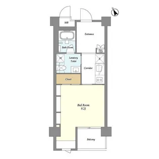 ガーデン原宿【2階】の間取り