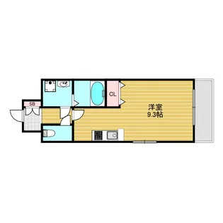 エクセレント上新20【12階】の間取り