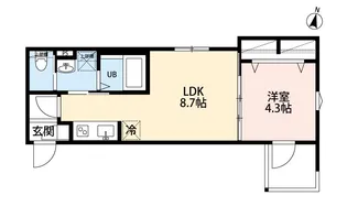 ロスコ【2階】の間取り