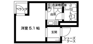 アップルコート綱島【1階】の間取り