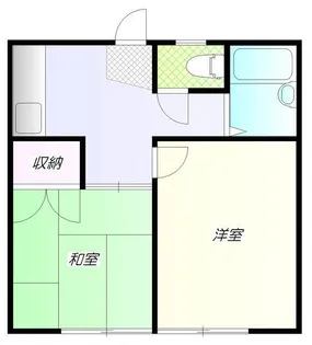 岩井マンション【2階】の間取り