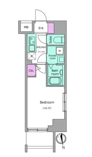東京都墨田区吾妻橋1【マンション】の間取り