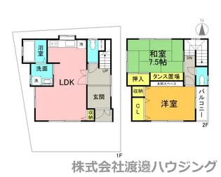 兵庫県西宮市甲子園口5【一戸建】の間取り