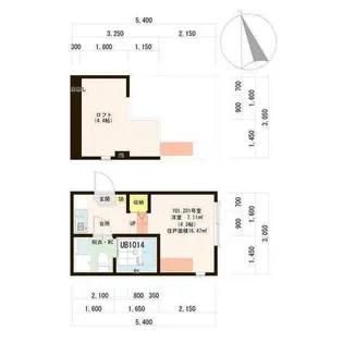 スカイパークテラス【1階】の間取り