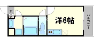 ハピネス岸里【1階】の間取り
