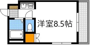 パティオス新町【4階】の間取り