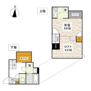 熊本県熊本市南区良町2【アパート】の間取り