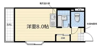 アーバンツリー上賀茂【2階】の間取り