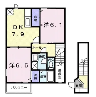 アンソレイエ・T【2階】の間取り