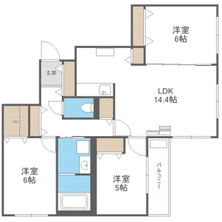 BLUE FOREST【4階】の間取り