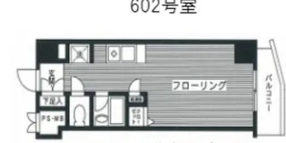 アイランドピア新宿【6階】の間取り