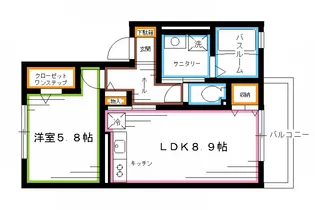 ガーデンヴィラMIYABI【2階】の間取り