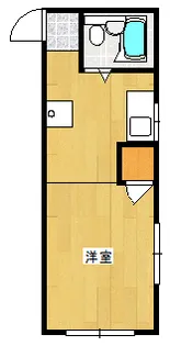 コーポカワノ【2階】の間取り