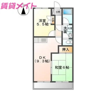 グランドパレス松井【2階】の間取り