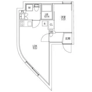 CITY WALK王子DUE【5階】の間取り