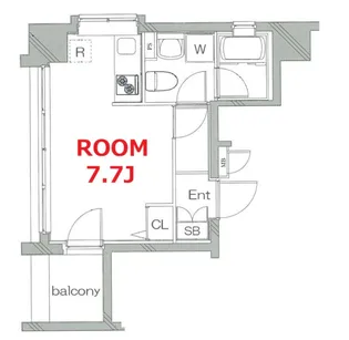 神奈川県横浜市西区桜木町5【マンション】の間取り
